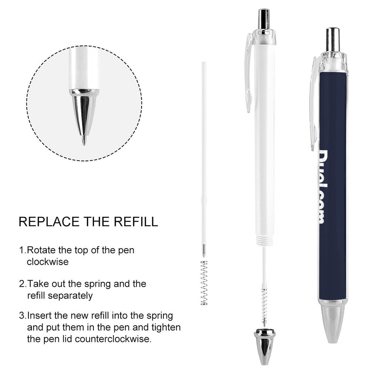 Duel Pen refill instructions