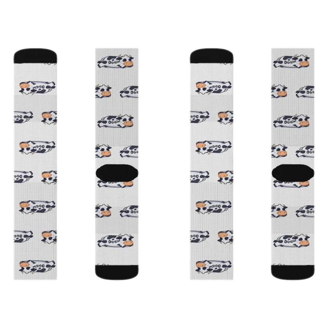 Duel Cow Socks, flat