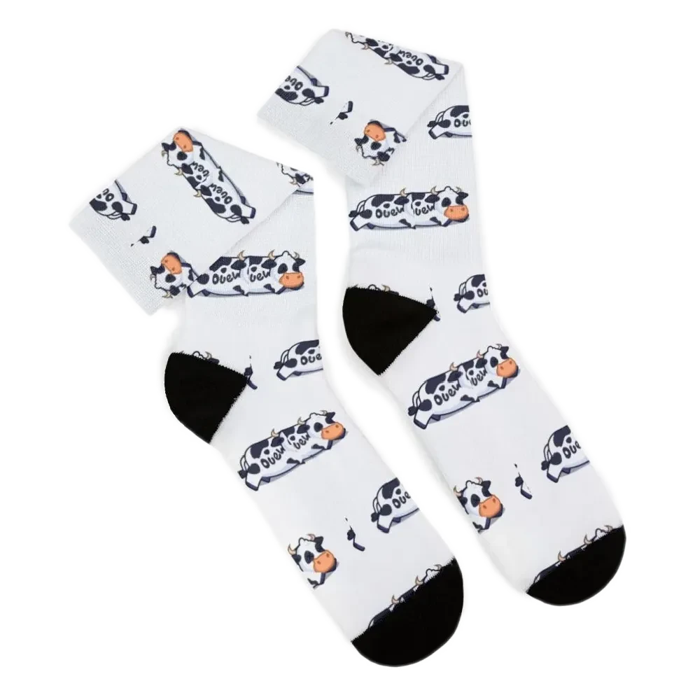 Duel Cow Socks, pair