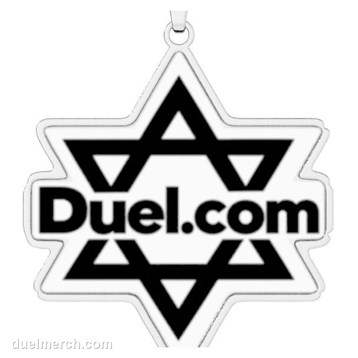 Duel Star Pendant, logo detail