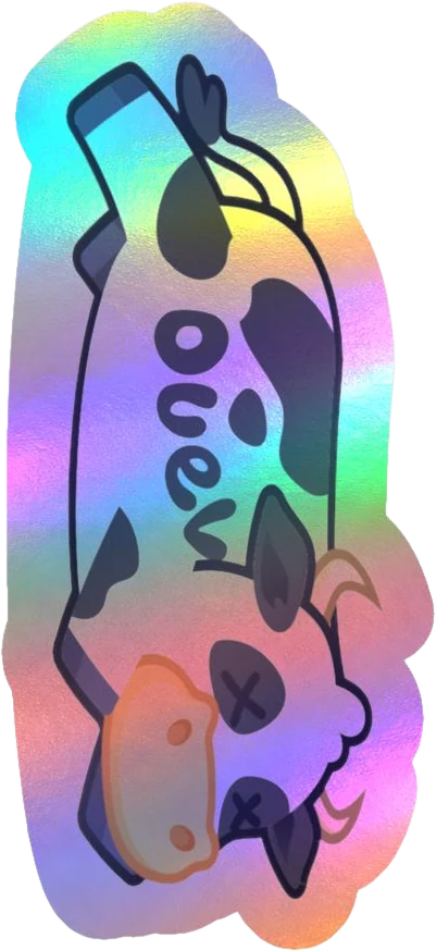 Duel Sticker, holographic
