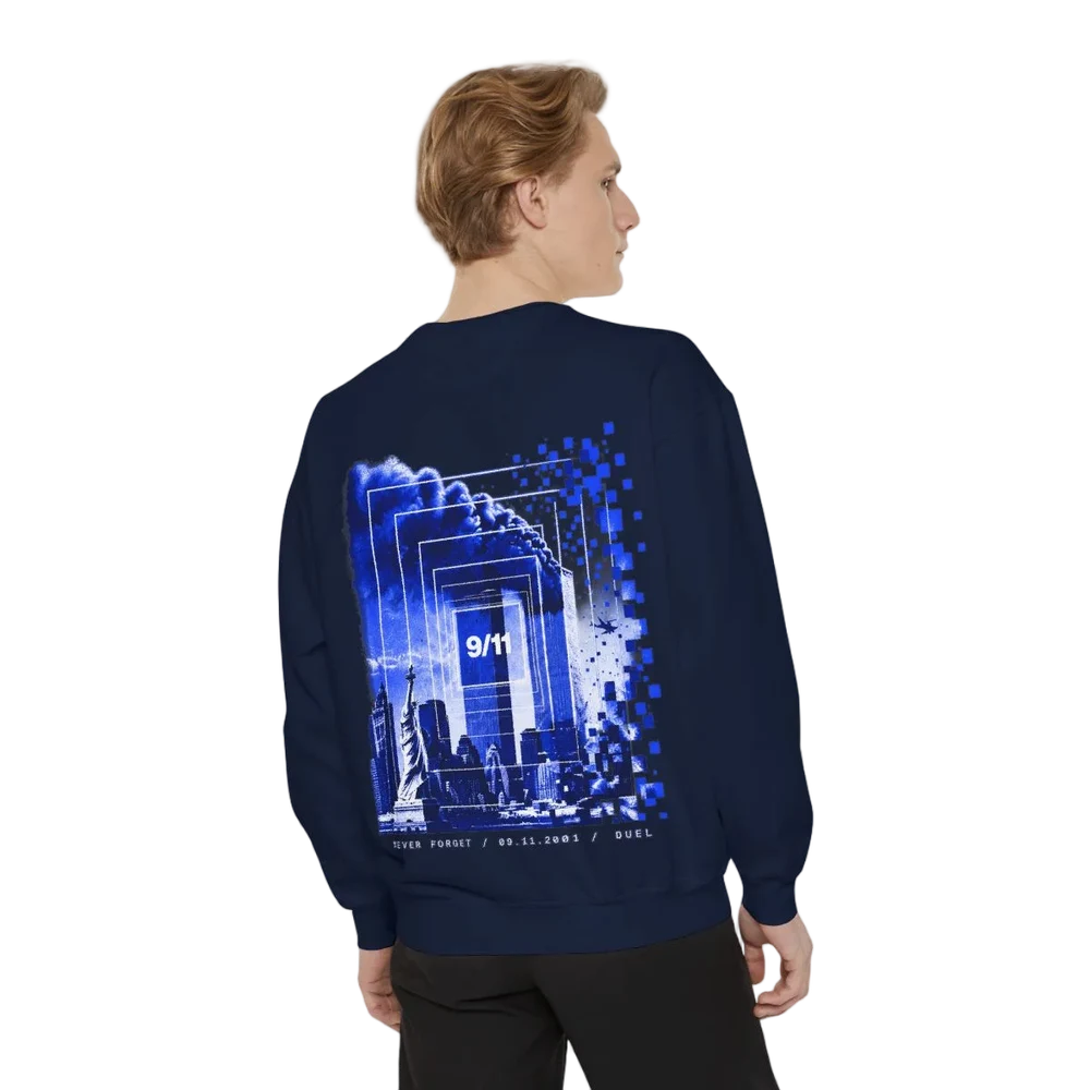 Duel 9/11 Sweatshirt, worn