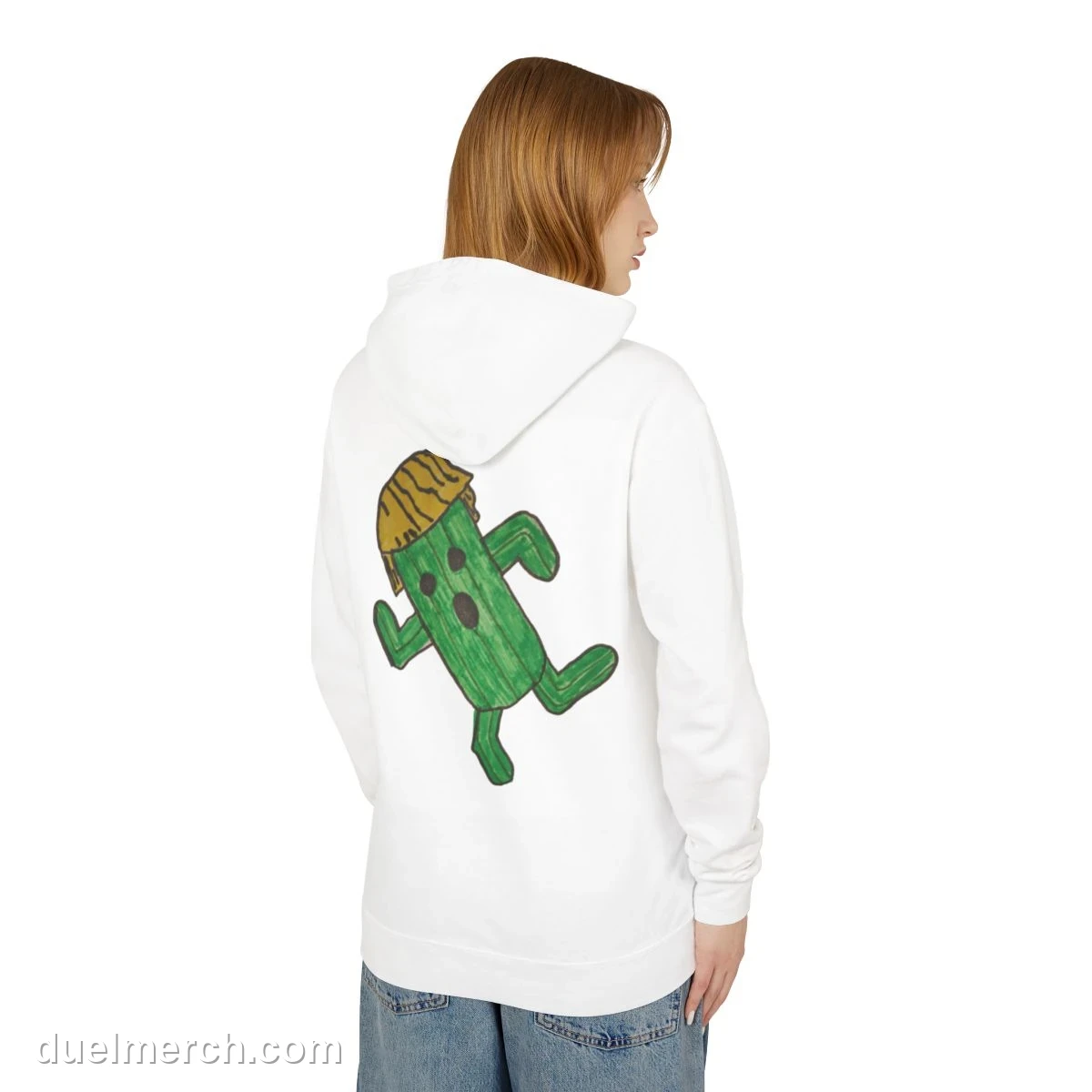 Duel Wait Wait Wait Sweatshirt, worn