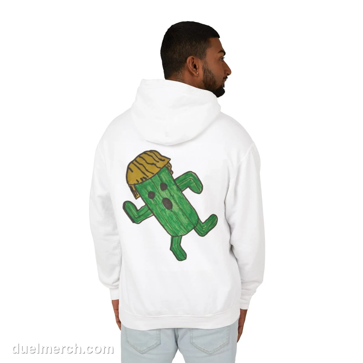 Duel Wait Wait Wait Sweatshirt, worn